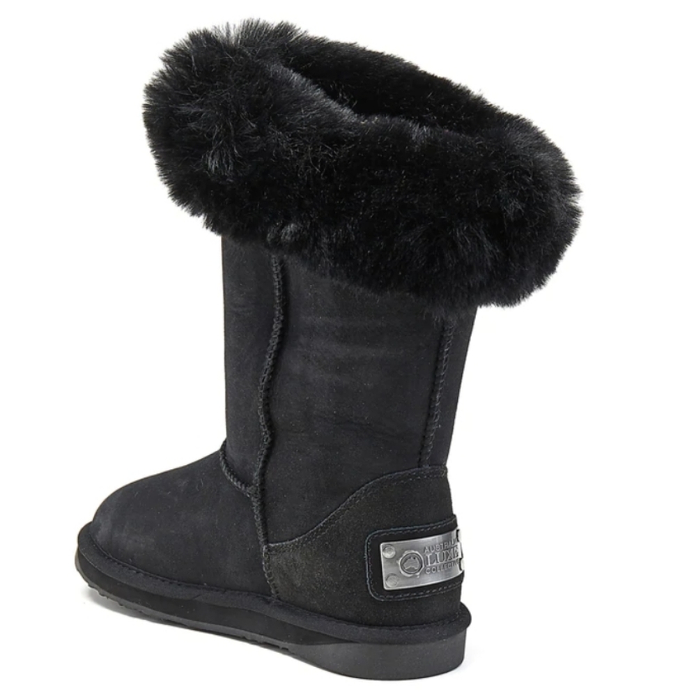 Australia Luxe Collective Foxy Shearling Short Boots Suede Fur Shearling  112021